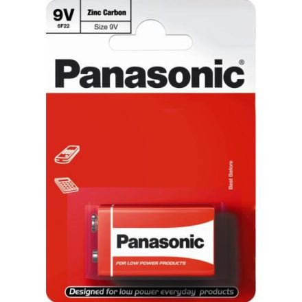 Panasonic Zinc Féltartós 9V Elem