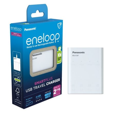 Panasonic Eneloop BQ-CC87 USB Akkumulátor Töltő