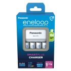 Panasonic Eneloop BQ-CC55 Akkumulátor Töltő + 4 db AA Akkumulátor