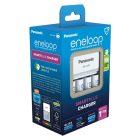 Panasonic Eneloop BQ-CC55 Akkumulátor Töltő + 4 db AA Akkumulátor