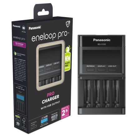 Panasonic Eneloop Pro BQ-CC65 Akkumulátor Töltő