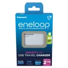 Panasonic Eneloop BQ-CC87 USB Akkumulátor Töltő + 4 db AA Akkumulátor
