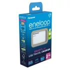 Panasonic Eneloop BQ-CC87 USB Akkumulátor Töltő + 4 db AA Akkumulátor
