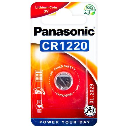 Panasonic CR1220 Lítium Gombelem