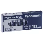 Panasonic Powerline AAA LR03 Mikro Industrial Alkáli Elem x 10 db