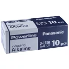 Panasonic Powerline D LR20 Góliát Alkáli Elem x 10 db