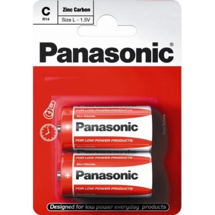 Panasonic Zinc Féltartós C Baby Elem, 2 db