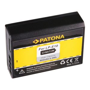 Canon LP-E10 akkumulátor - Patona Canon LP-E10 akkumulátor - Patona