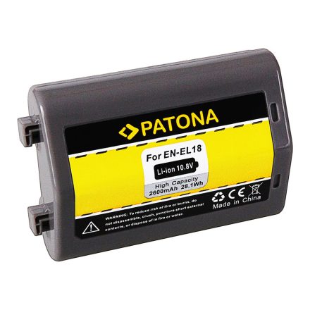 Nikon EN-EL18 akkumulátor - Patona