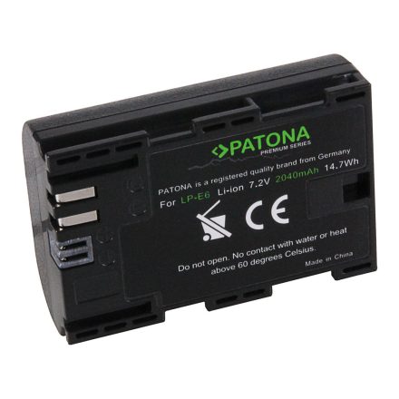 Canon LP-E6 akkumulátor - Patona Premium