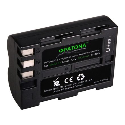 Nikon EN-EL3E akkumulátor - Patona Premium