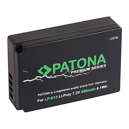 Canon LP-E12 akkumulátor - Patona Premium