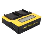 Canon Akkumulátor Töltő - BP-A30, BP-A60, BP-A65 + USB - 2 töltőhely + LCD