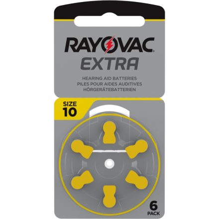 Rayovac Extra Advanced 10 Hallókészülék Elem x 6 db