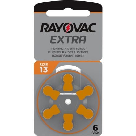 Rayovac Extra Advanced 13 Hallókészülék Elem x 6 db
