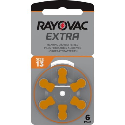 Rayovac Extra Advanced 13 Hallókészülék Elem x 6 db