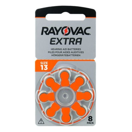 Rayovac Extra Advanced 13 Hallókészülék Elem x 8 db