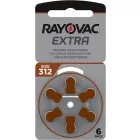 Rayovac Extra 312 Hallókészülék Elem x 6 db