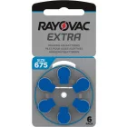 Rayovac Extra 675 Hallókészülék Elem x 6 db