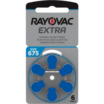 Rayovac Extra Advanced 675 Hallókészülék Elem x 6 db
