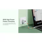 Remax Wanbo II USB-C Multikábel - 0,29m 60W - Fehér