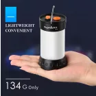 Supfire T1 Újratölthető Kempinglámpa