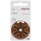 Siemens Signia 312 Hallókészülék Elem x 6 db