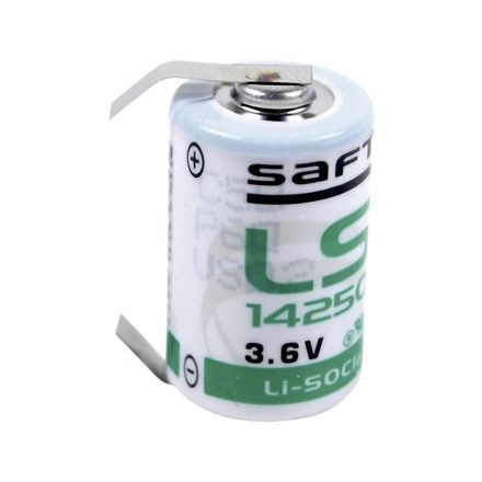Saft LS14250 3,6V Lítium 1/2AA Elem U forrfüllel