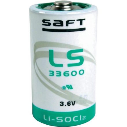 Saft LS33600 3,6V Lítium D Elem