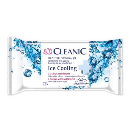 Cleanic Frissítő Törlőkendő Ice Cooling - 15 db
