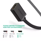 Ugreen HD107 HDMI Hosszabbító Kábel 2m 4K - Fekete