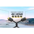 Ugreen HD107 HDMI Hosszabbító Kábel 2m 4K - Fekete