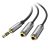 UGREEN Audio 3,5 mm elosztó - 20 cm kábellel 