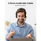 Ugreen Audio Kábel - 4 Pólusú - 3.5mm Jack - 1m - Fekete