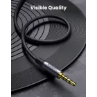 Ugreen Audio Kábel - 4 Pólusú - 3.5mm Jack - 1m - Fekete