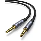 Ugreen Audio Kábel - 4 Pólusú - 3.5mm Jack - 1m - Fekete