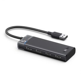 Ugreen CM653 4 portos USB HUB 3.0 - Fekete Ugreen CM653 4 portos USB HUB 3.0 - Fekete