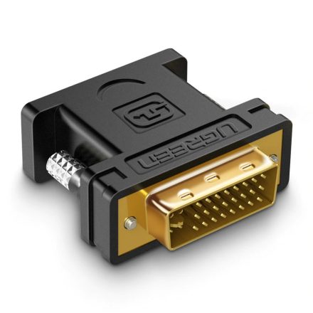 UGREEN DVI (24+5) - VGA Adapter - Fekete