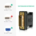 UGREEN DVI (24+5) - VGA Adapter - Fekete