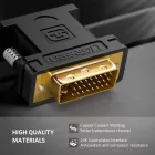 UGREEN DVI (24+5) - VGA Adapter - Fekete