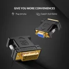 UGREEN DVI (24+5) - VGA Adapter - Fekete