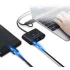 Ugreen 4 Portos USB HUB 3.0 + 0.5m - Fekete