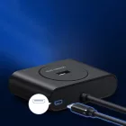 Ugreen 4 Portos USB HUB 3.0 + 0.5m - Fekete