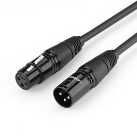 Ugreen AV130 XLR Hosszabbító Kábel - 3m - Fekete Ugreen AV130 XLR Hosszabbító Kábel - 3m - Fekete