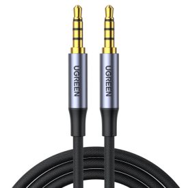 Ugreen Audio kábel - 4-pólusú - 3.5mm Jack - 3m - Fekete Ugreen Audio kábel - 4-pólusú - 3.5mm Jack - 3m - Fekete