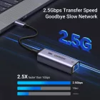 Ugreen CM648 USB-C - RJ45 Ethernet 2.5G Adapter - Szürke