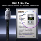 Ugreen HDMI 2.1 Tanúsított UHD Kábel - 1m 8K - Fekete