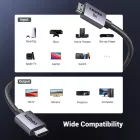 Ugreen HDMI 2.1 Tanúsított UHD Kábel - 1m 8K - Fekete