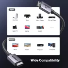 Ugreen HDMI 2.1 Tanúsított UHD Kábel - 3m 8K - Fekete