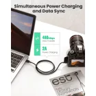 UGREEN USB-A - Mini USB Kábel - 2m 2A - Fekete